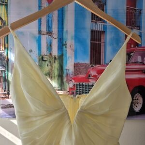 Zimmermann Yellow Mini Dress